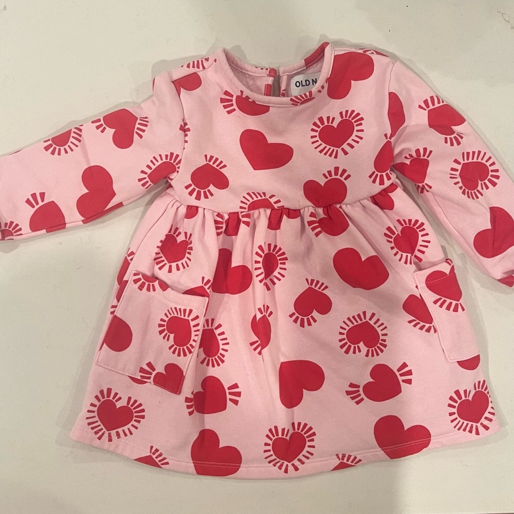 Fleece heart dress